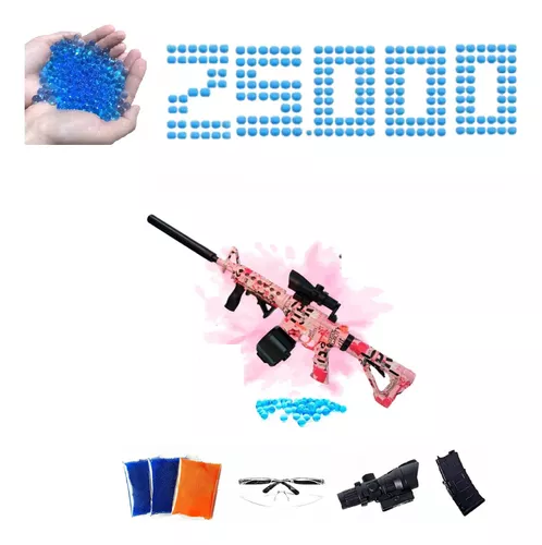 Arminha De Gel Orbeez M416-b Automática Rifle Com Mira